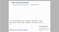 Desktop Screenshot of brownelectricinc.com